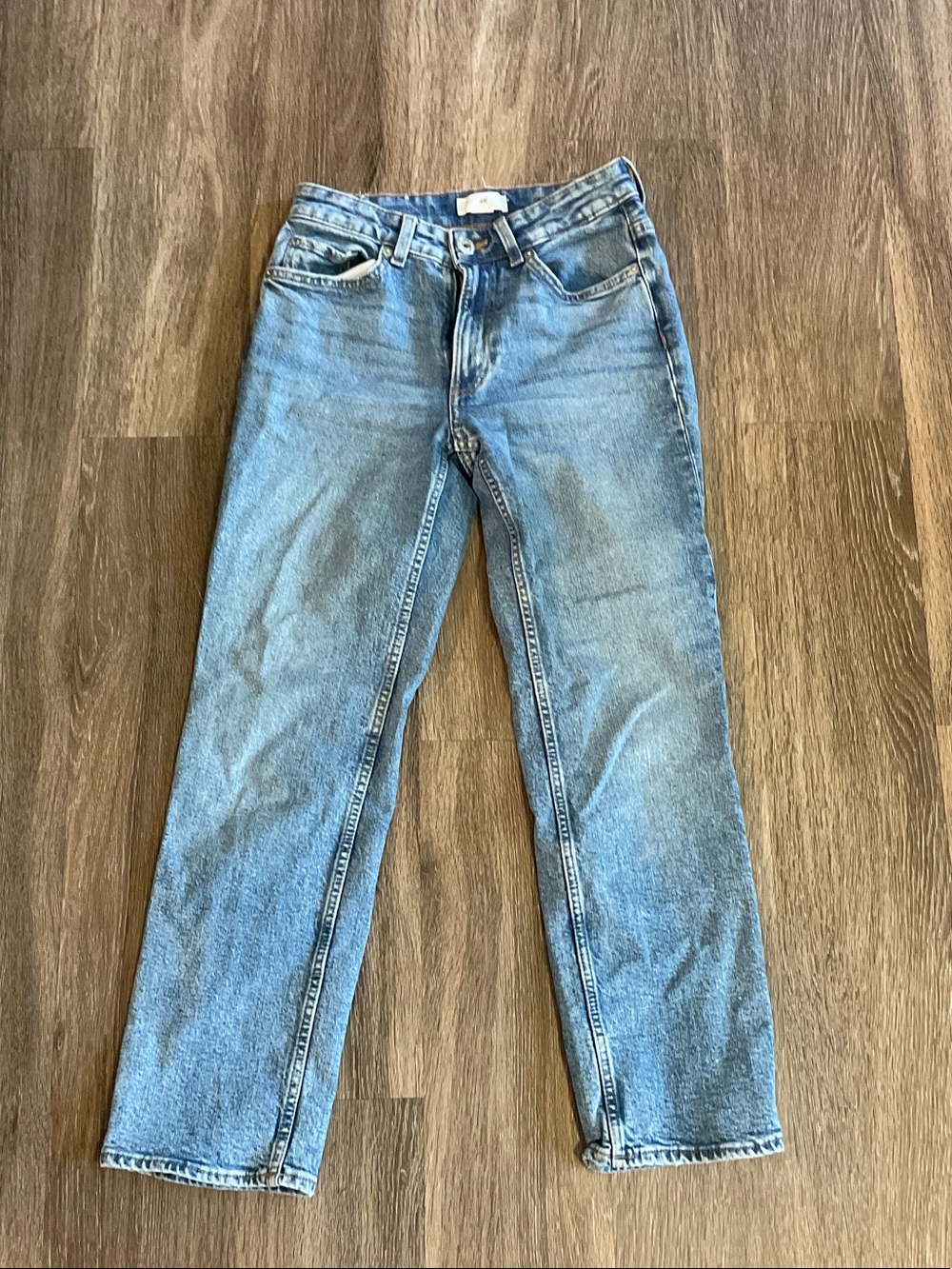 H&M Light Blue Straight Leg Jeans